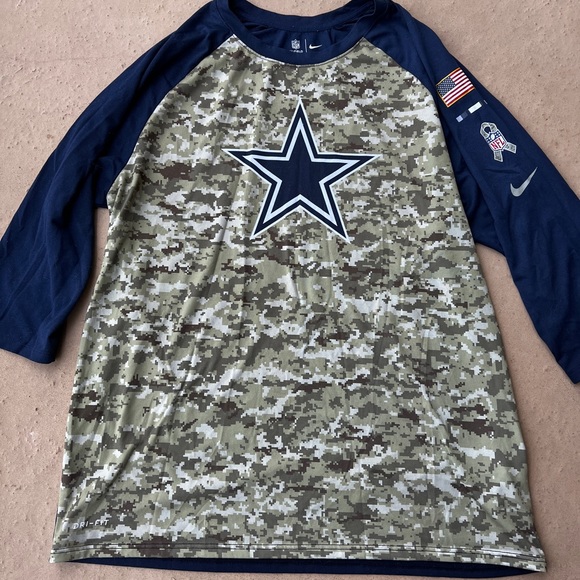 Nike Dallas Cowboys NFL Dri fit Basketball Shirt - Picture 1 of 4